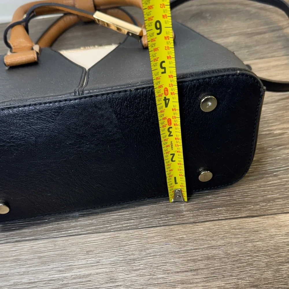 Done London Black and Tan Satchel